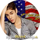 JUSTIN BIEBER - American Portrait - odznak