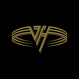 Fotonášivka VAN HALEN - Logo Gold Circle