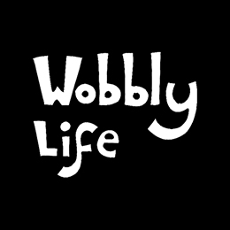 Fotonášivka WOBBLY LIFE - Logo White