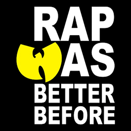 Fotonášivka WU TANG CLAN - Rap Was Better Before
