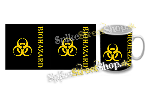 Hrnček BIOHAZARD - Vertical Yellow Logo Crest