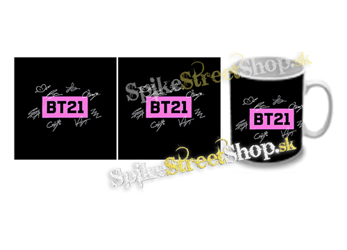 Hrnček BT21 - Logo Signature