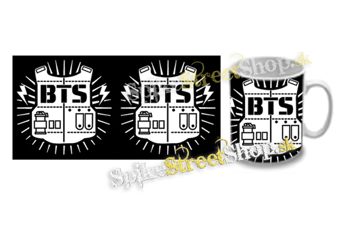 Hrnček BTS - BANGTAN BOYS - Logo Design