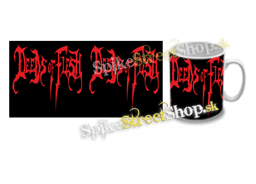 Hrnček DEEDS OF FLESH - Logo