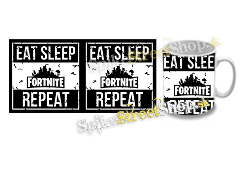 Hrnček FORTNITE - Eat, Sleep, Repeat