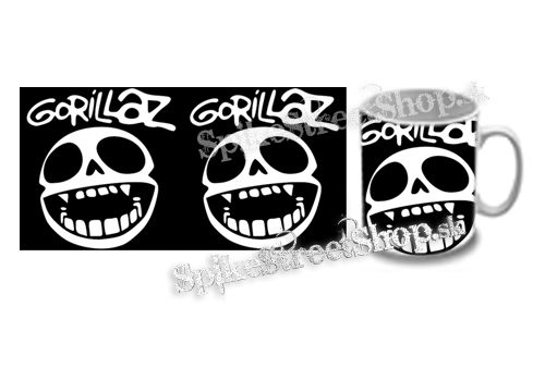 Hrnček GORILLAZ - Noodle Skull Face