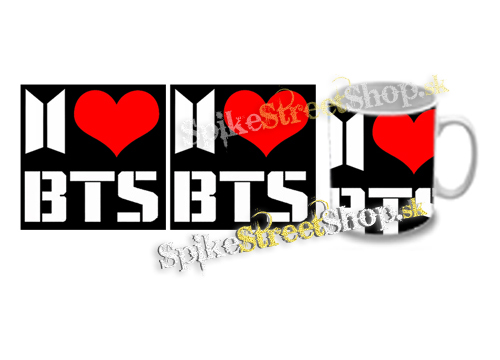 Hrnček I LOVE BTS