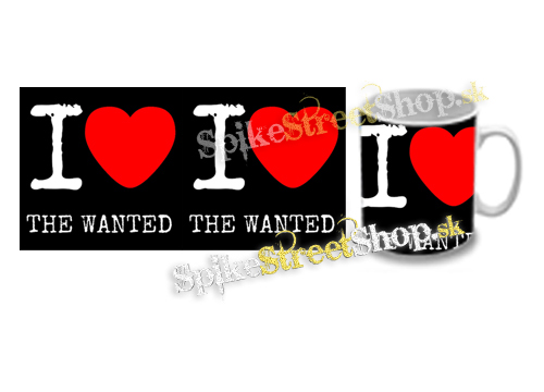 Hrnček I LOVE THE WANTED