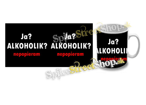 Hrnček JA ALKOHOLIK