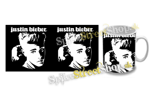 Hrnček JUSTIN BIEBER - Logo & Portrait Motive 1