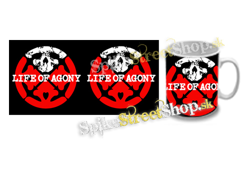 Hrnček LIFE OF AGONY - Logo Symbol Crest