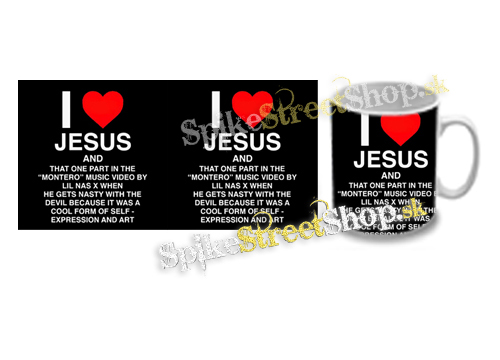 Hrnček LIL NAS X - I Love Jesus