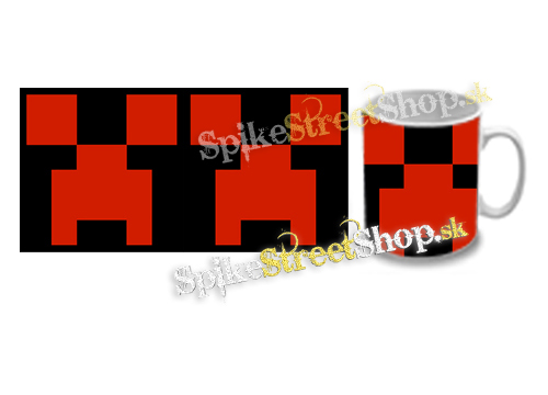 Hrnček MINECRAFT - Red Creeper