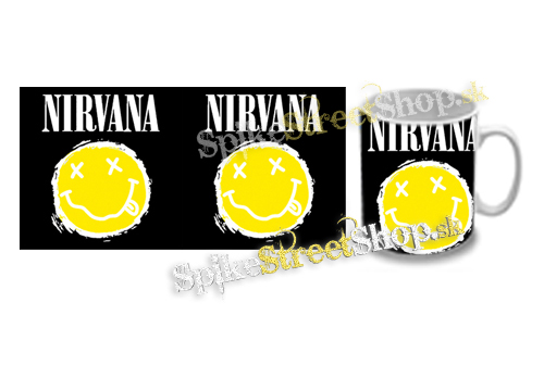 Hrnček NIRVANA - Yellow Black Smile