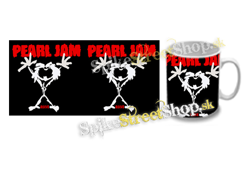 Hrnček PEARL JAM - Alive Red Black