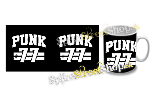Hrnček PUNK 77 - Slogan motív 2
