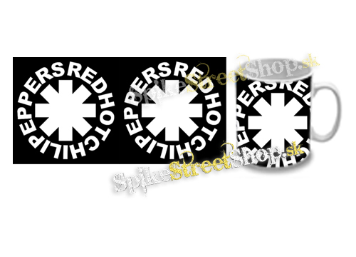 Hrnček RED HOT CHILI PEPPERS - Asterix White