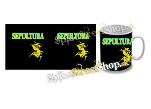 Hrnček SEPULTURA - Brasil Flag Logo