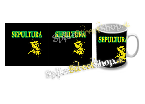 Hrnček SEPULTURA - Brasil Yellow Logo