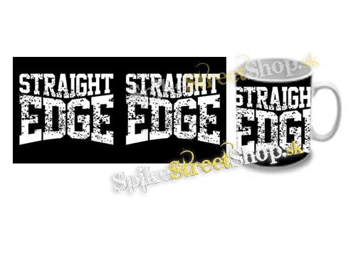 Hrnček STRAIGHT EDGE - Logo Motive 2
