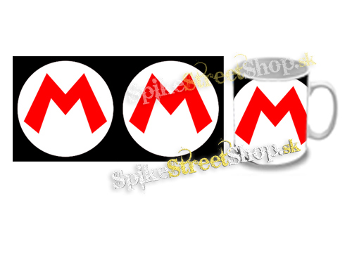 Hrnček SUPER MARIO - Red Logo Crest