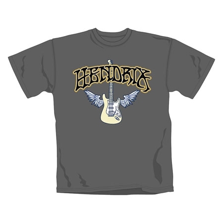 JIMI HENDRIX - Winged Guitar - pánske tričko (-40%=Výpredaj)