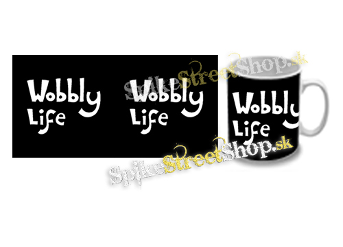 Hrnček WOBBLY LIFE - Logo White