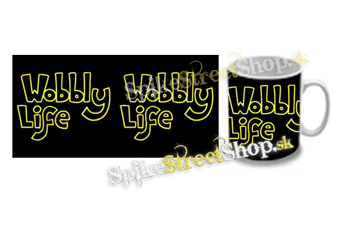 Hrnček WOBBLY LIFE - Logo Yellow