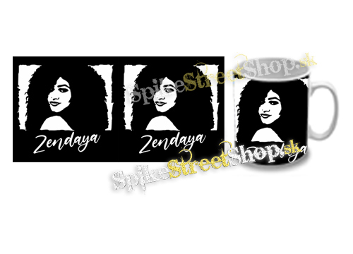 Hrnček ZENDAYA - Logo & Portrait