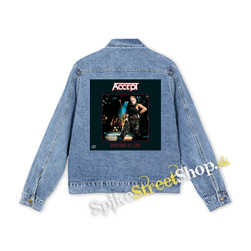 ACCEPT - Staying A Life - štvorcová chrbtová nášivka