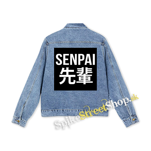 ANIME - SENPAI - Logo & Symbols - štvorcová chrbtová nášivka