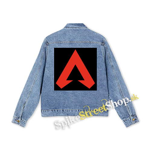 APEX LEGENDS - Red Logo - štvorcová chrbtová nášivka