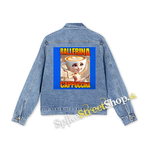 BALLERINA CAPPUCCINA Blue Motive - štvorcová chrbtová nášivka