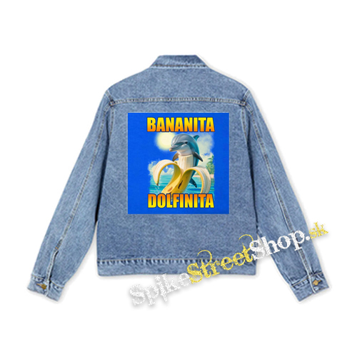 BANANITA DOLFINITA - Blue Motive - štvorcová chrbtová nášivka