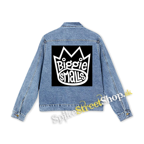BIGGIE SMALLS - Logo - štvorcová chrbtová nášivka