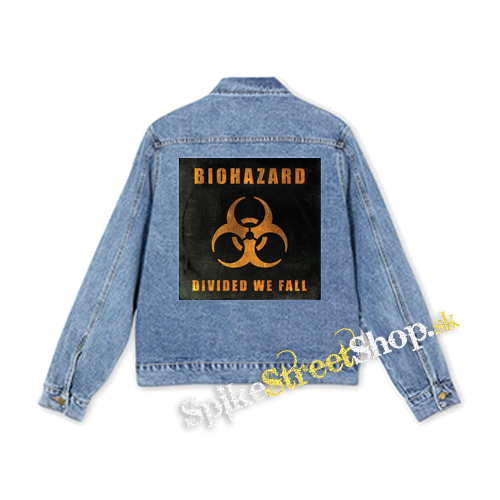 BIOHAZARD - Divided We Fall - štvorcová chrbtová nášivka