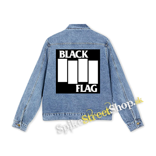 BLACK FLAG - Logo Crest - štvorcová chrbtová nášivka