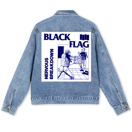 BLACK FLAG - Nervous Breakdown - štvorcová chrbtová nášivka