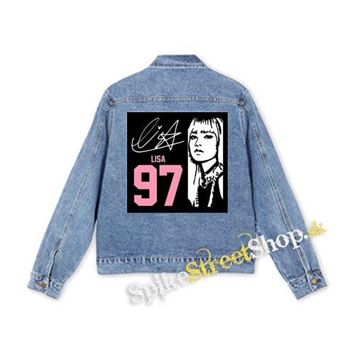 BLACKPINK - Lisa 97 Signature Portrait - štvorcová chrbtová nášivka