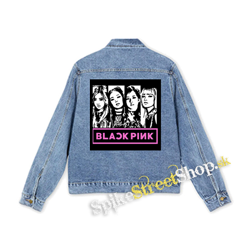 BLACKPINK - Logo & Band - štvorcová chrbtová nášivka
