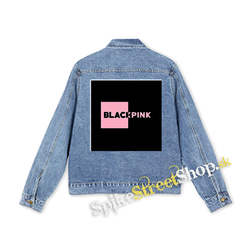 BLACKPINK - Pink Square Crest - štvorcová chrbtová nášivka
