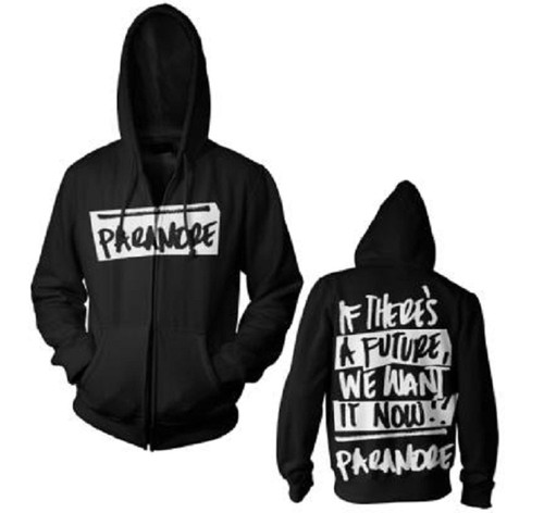 PARAMORE - Scribble - čierna mikina na zips