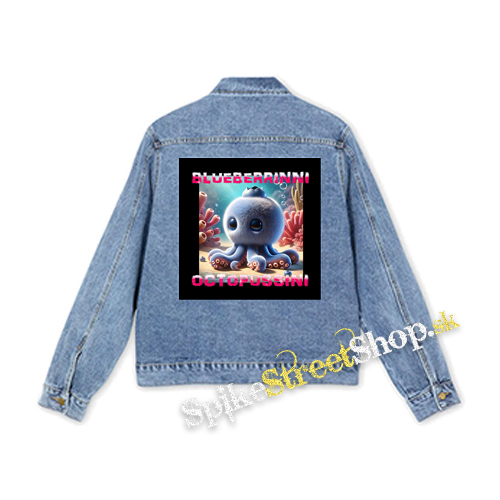 BLUEBERRINNI OCTOPUSSINI - štvorcová chrbtová nášivka