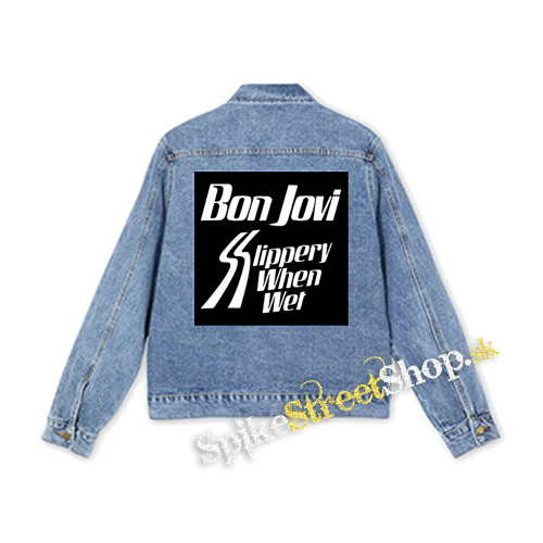 BON JOVI - Slippery When Wet (2) - štvorcová chrbtová nášivka