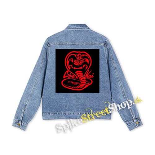 COBRA KAI - Red Cobra Logo - štvorcová chrbtová nášivka