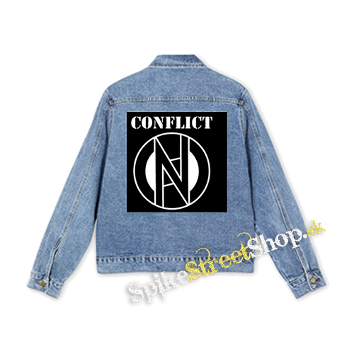 CONFLICT - Logo Crest - štvorcová chrbtová nášivka