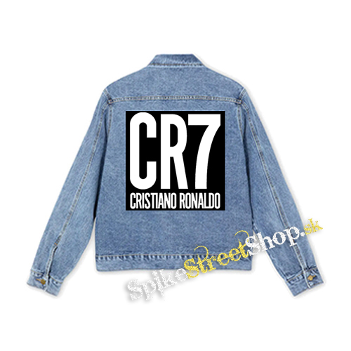 CRISTIANO RONALDO - CR7 Crest - štvorcová chrbtová nášivka