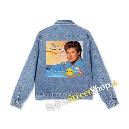 DAVID HASSELHOFF - Everybody Sunshine - štvorcová chrbtová nášivka