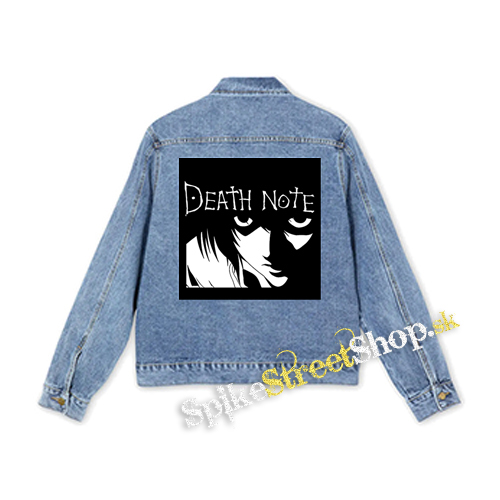 DEATH NOTE - Logo And Portrait - štvorcová chrbtová nášivka