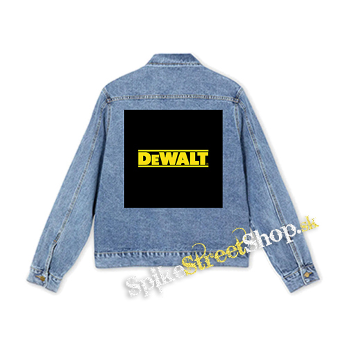 DEWALT - Yellow Logo - štvorcová chrbtová nášivka